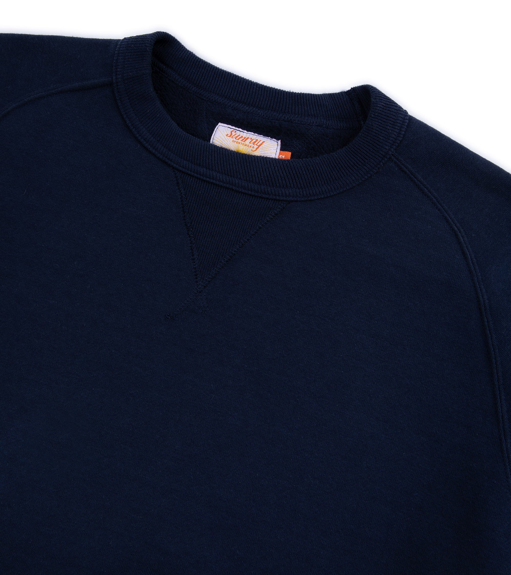 Sunray Sportswear Puamana Raglan Cotton Sweatshirt: Dark Navy - Image 3