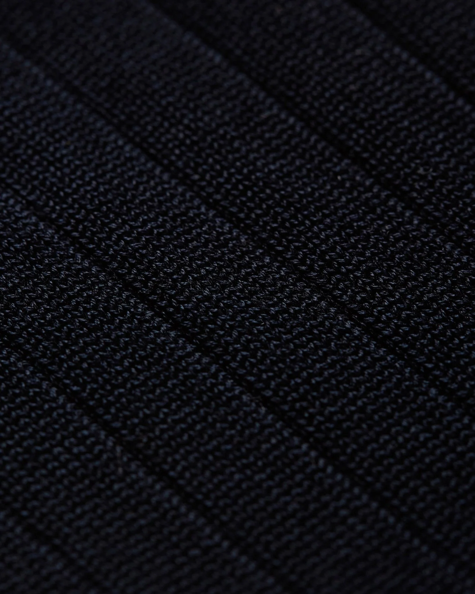Tabio Cotton Ribbed Socks: Dark Navy - Image 3