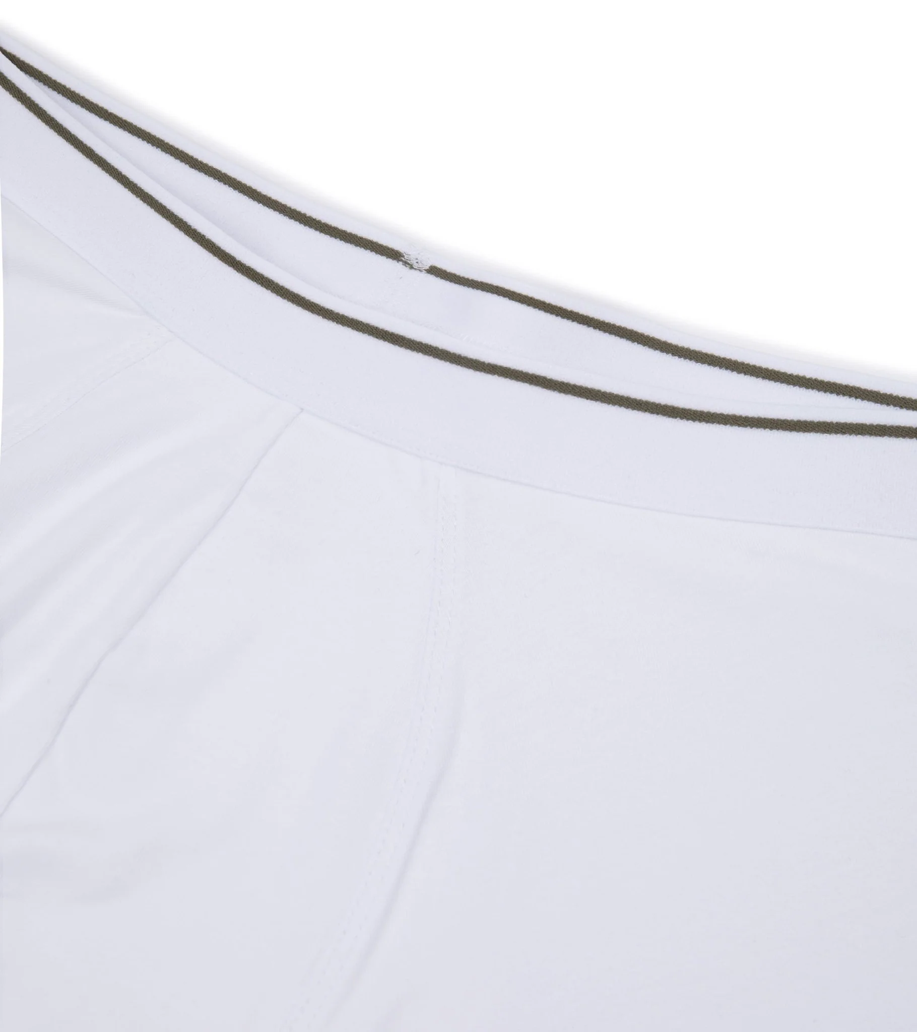 Trunk 2 Pack Organic Cotton Boxer Briefs: White - Image 5
