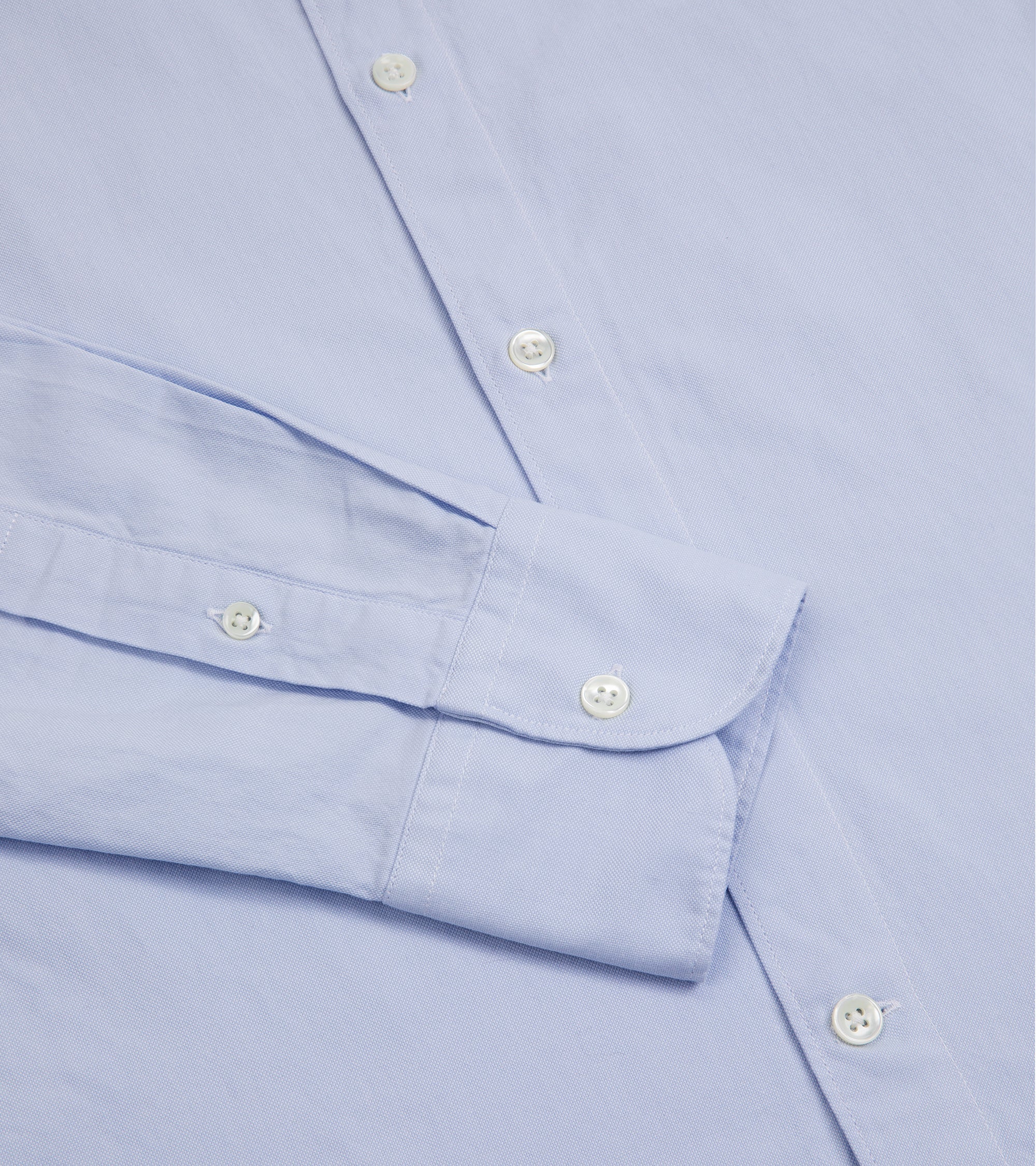 Trunk Austin Cotton Oxford Shirt: Light Blue - Image 4