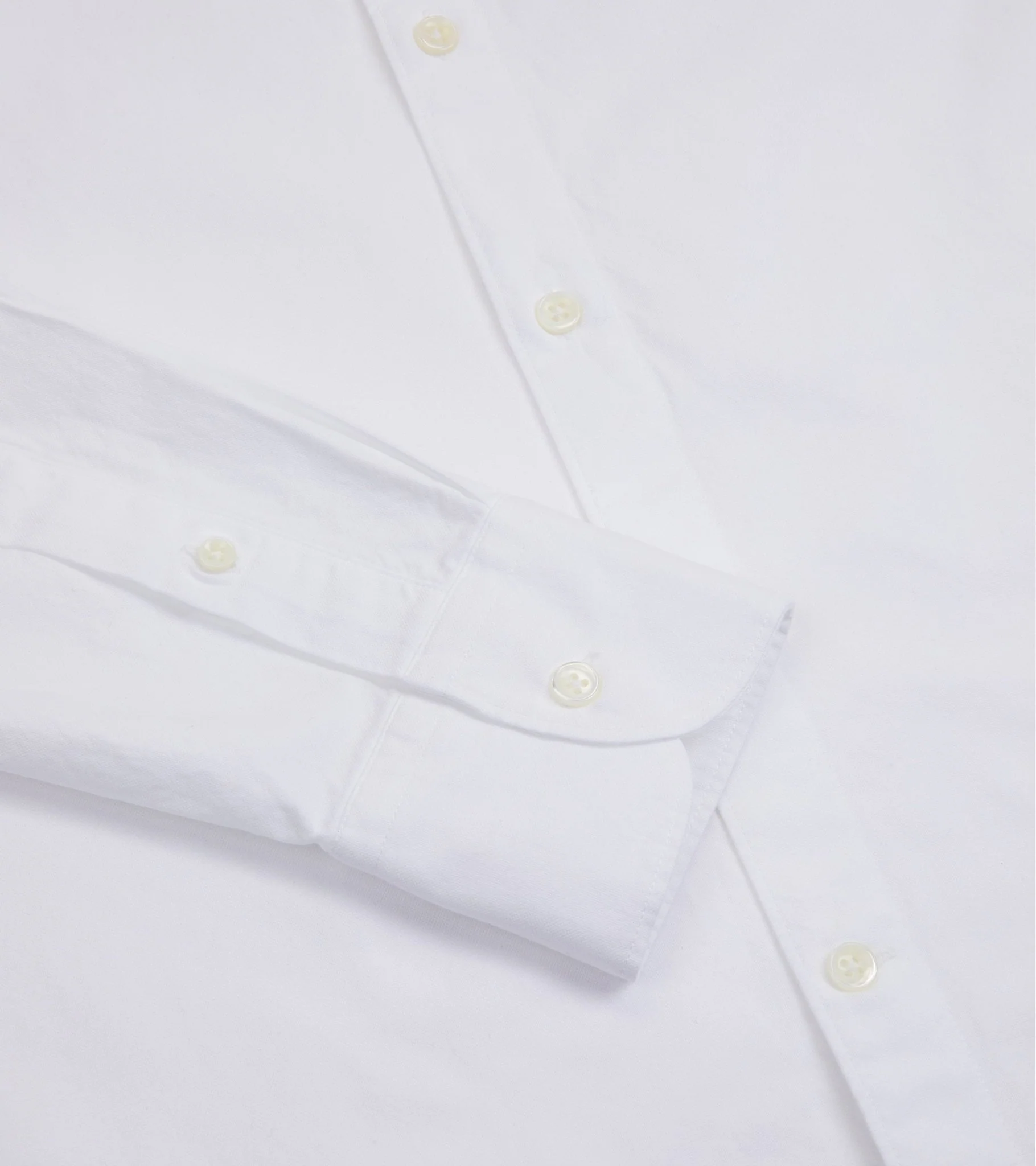 Trunk Austin Cotton Oxford Shirt: White - Image 4