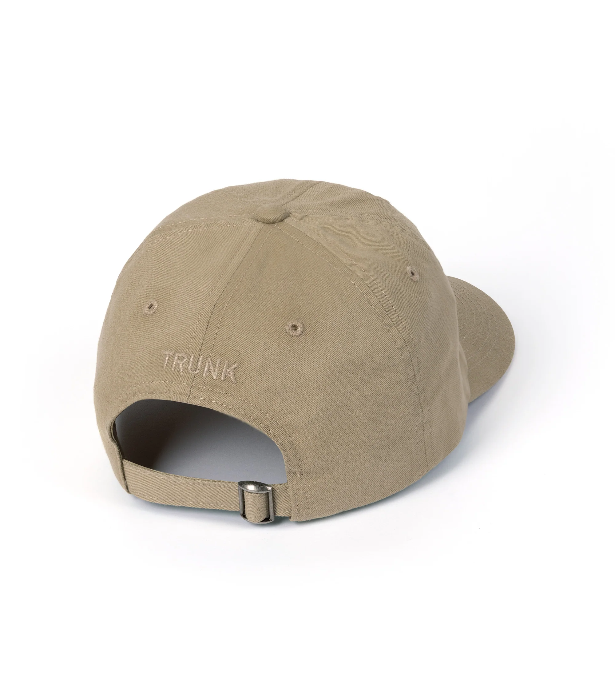 Trunk Brushed Cotton Twill Baseball Cap: Khaki - Image 3