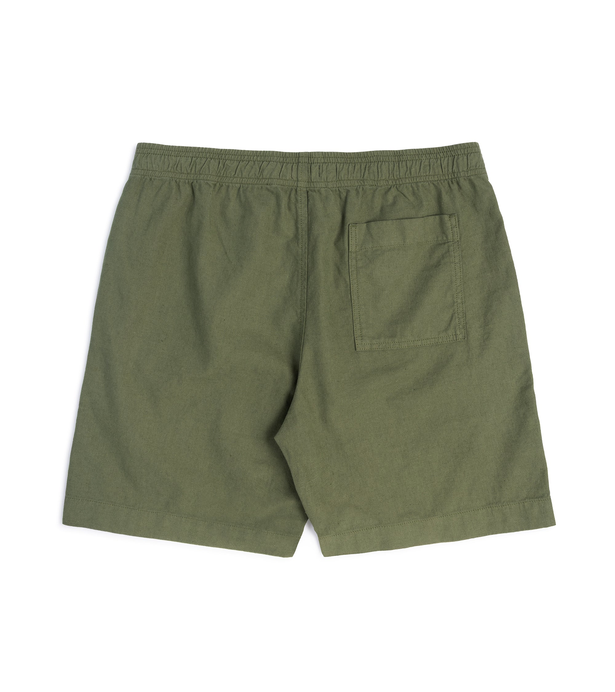 Trunk Cotton Linen Easy Shorts: Light Olive - Image 2