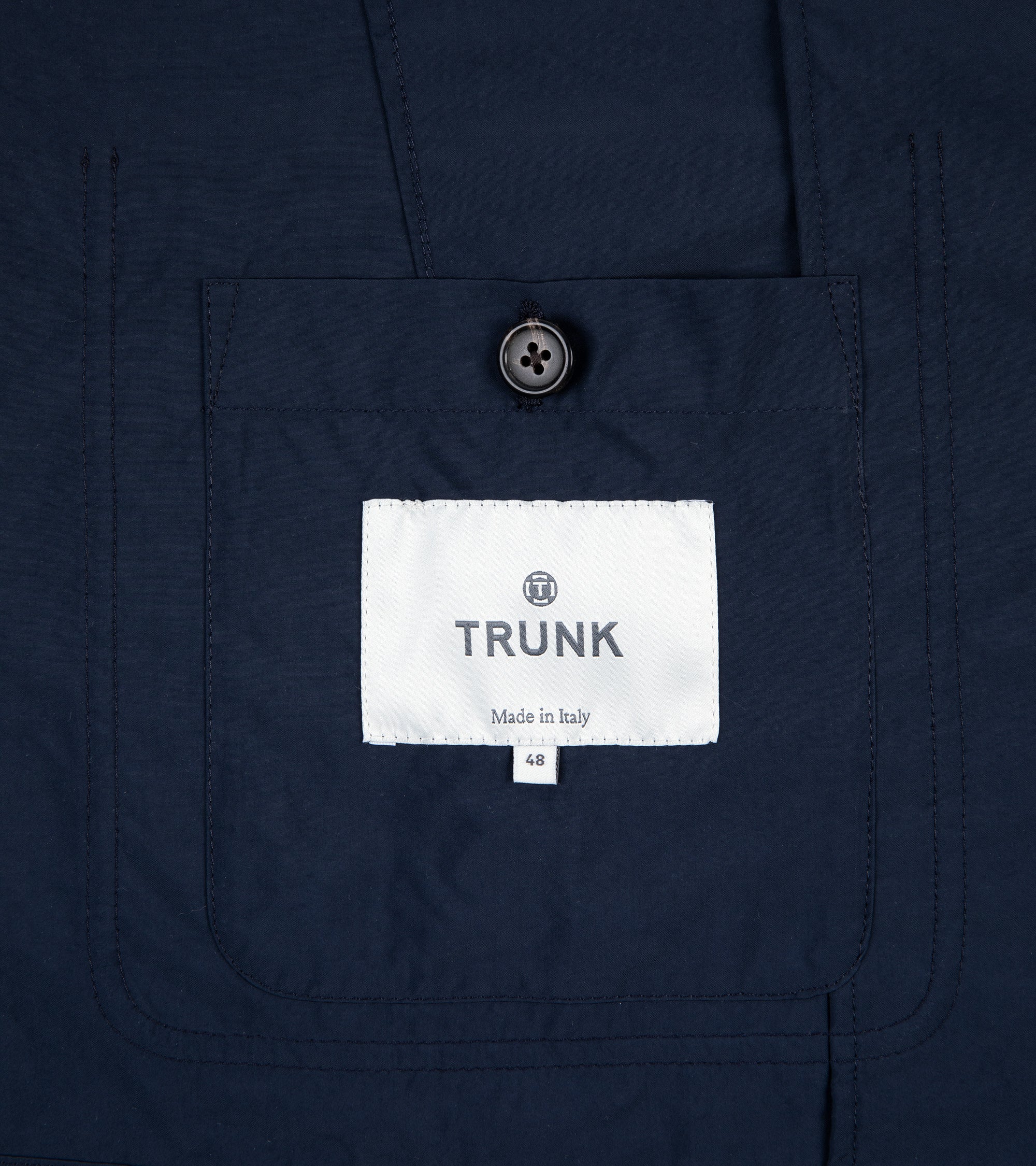 Trunk Culcross Japanese Nylon Jacket: Navy - Image 5