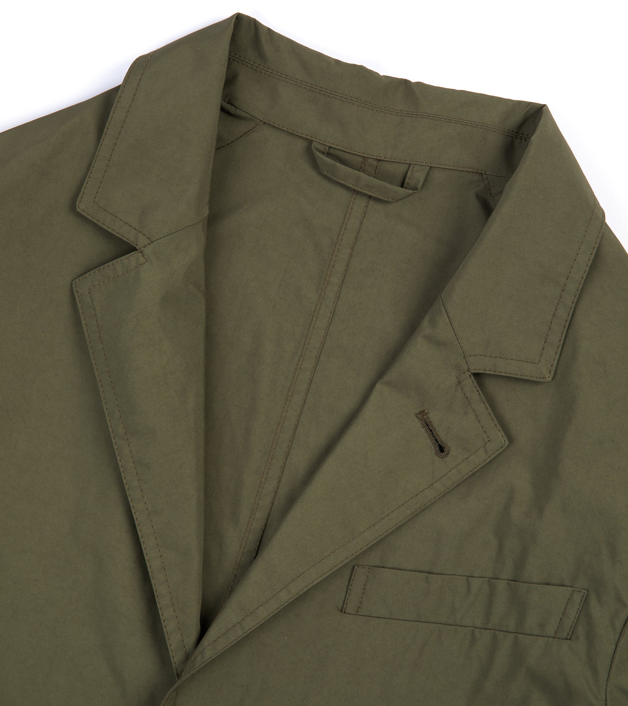 Trunk Culcross Japanese Nylon Jacket: Olive - Image 4