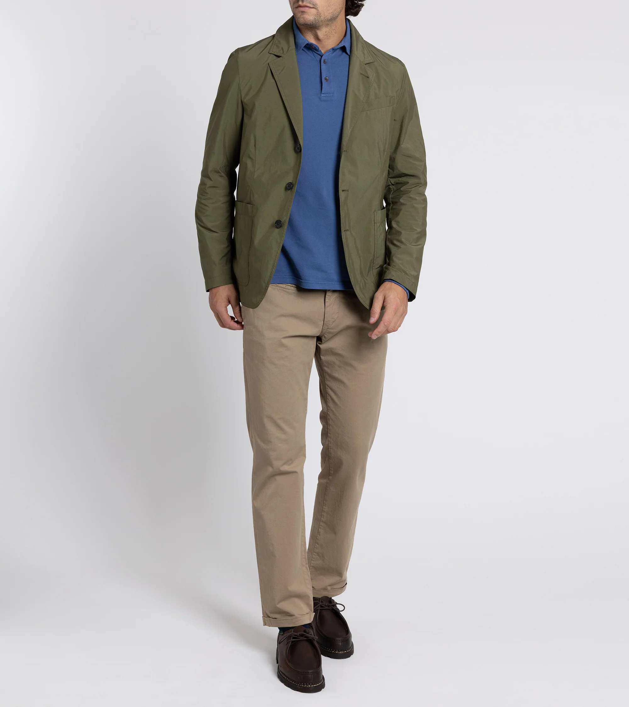 Trunk Culcross Japanese Nylon Jacket: Olive - Image 7