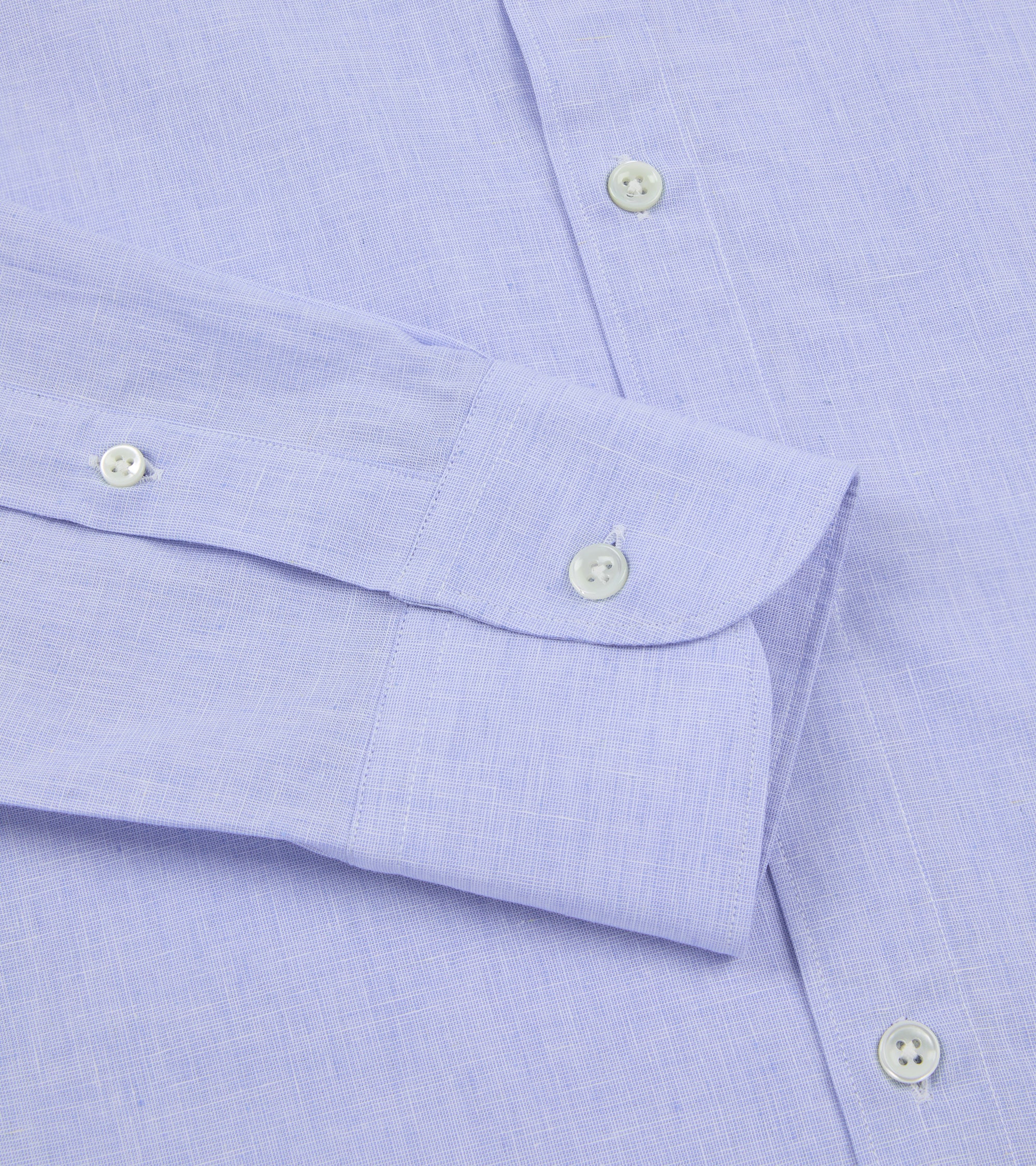 Trunk Eldon Cotton Linen Shirt: Light Blue - Image 4