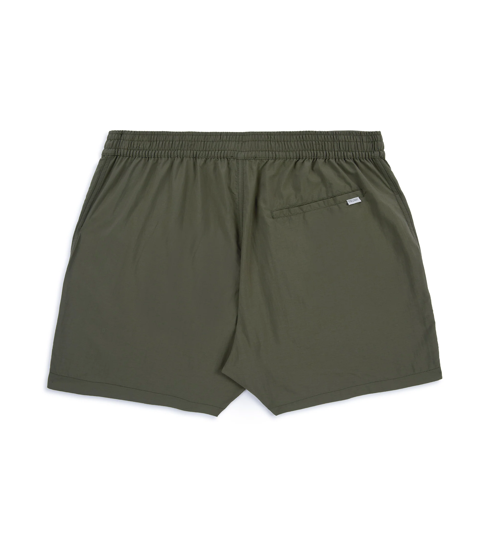 Trunk Foley Swim Shorts: Olive - Image 4