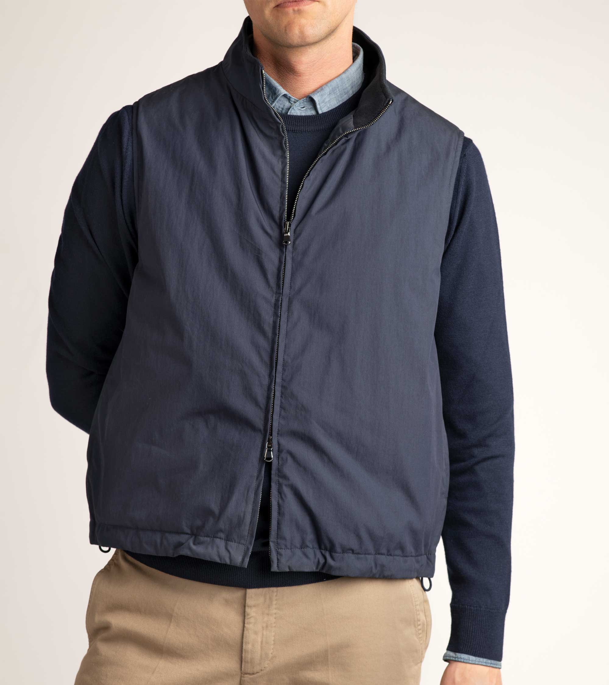 Trunk Frith Technical Gilet: Navy - Image 6