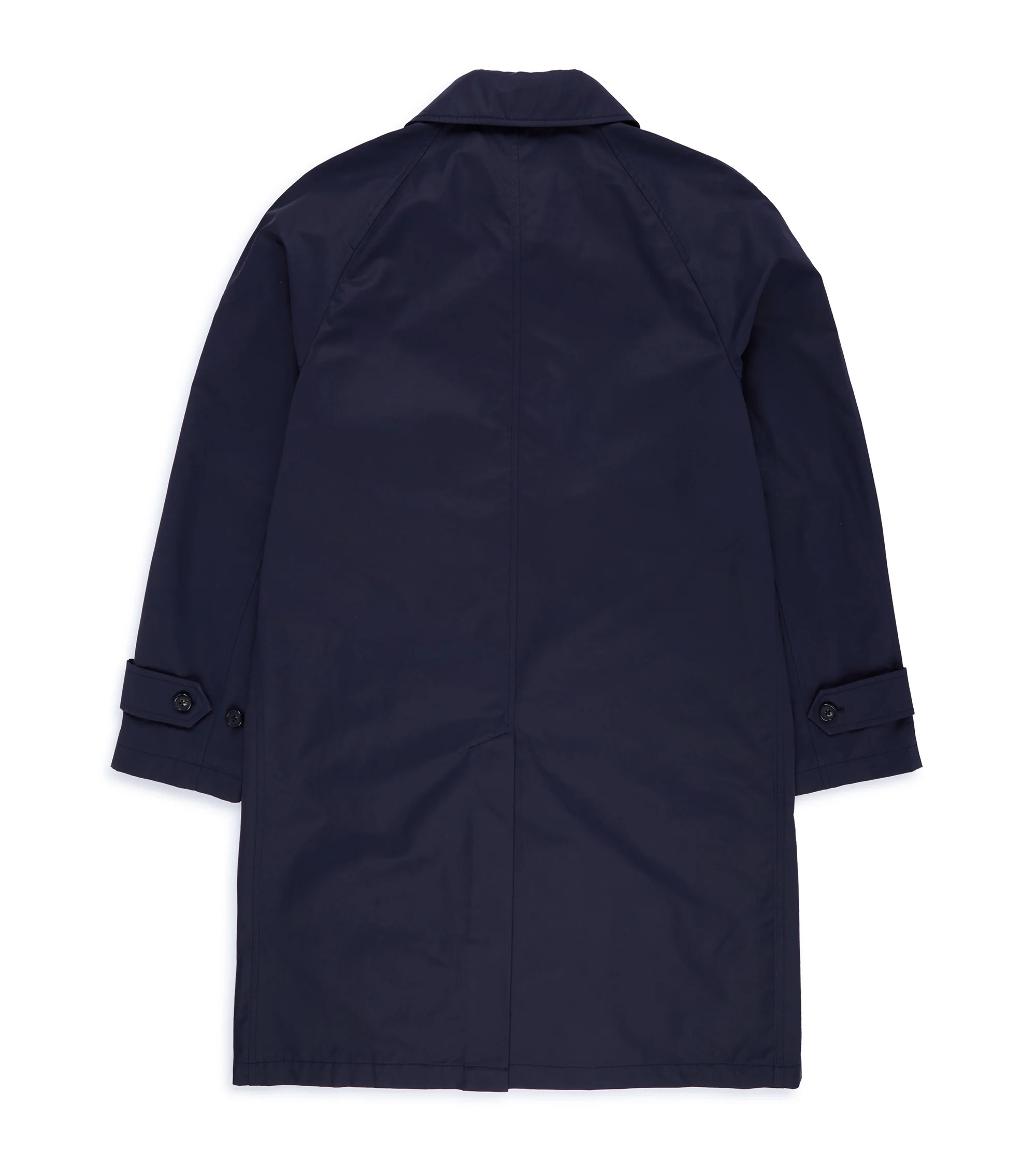 Trunk Harding Cotton Blend Raincoat: Navy - Image 4