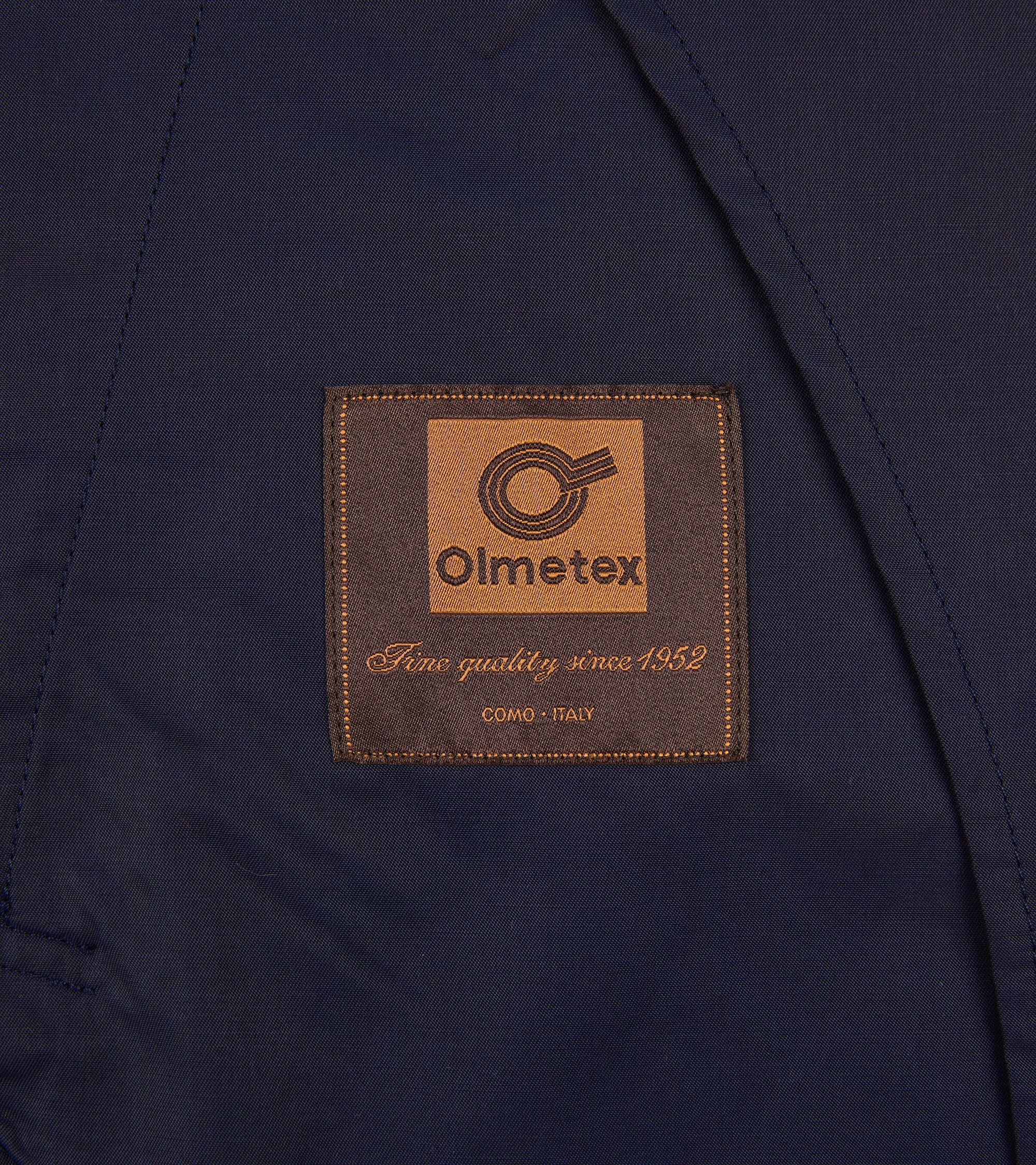 Trunk Harding Cotton Blend Raincoat: Navy - Image 7