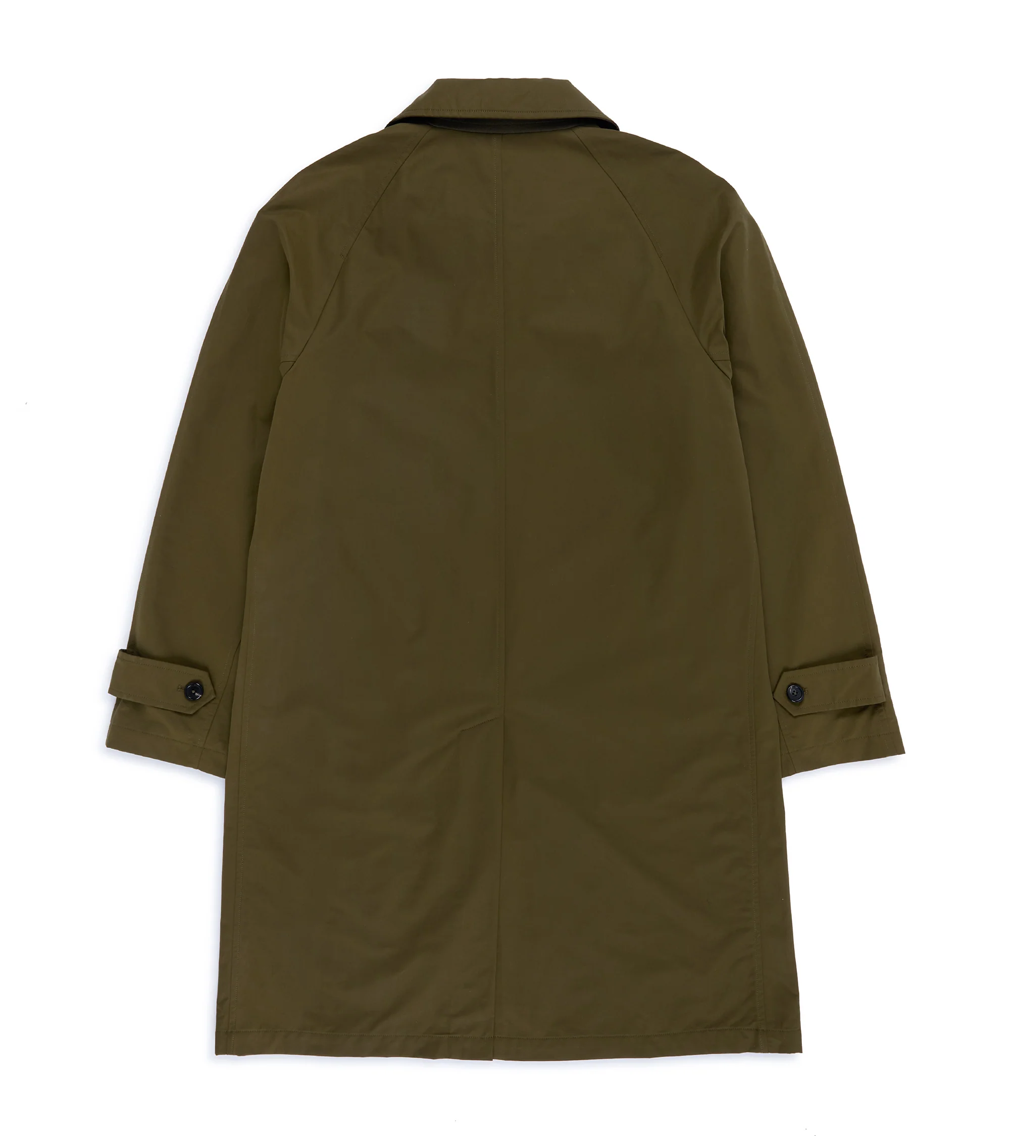 Trunk Harding Cotton Blend Raincoat: Olive - Image 5
