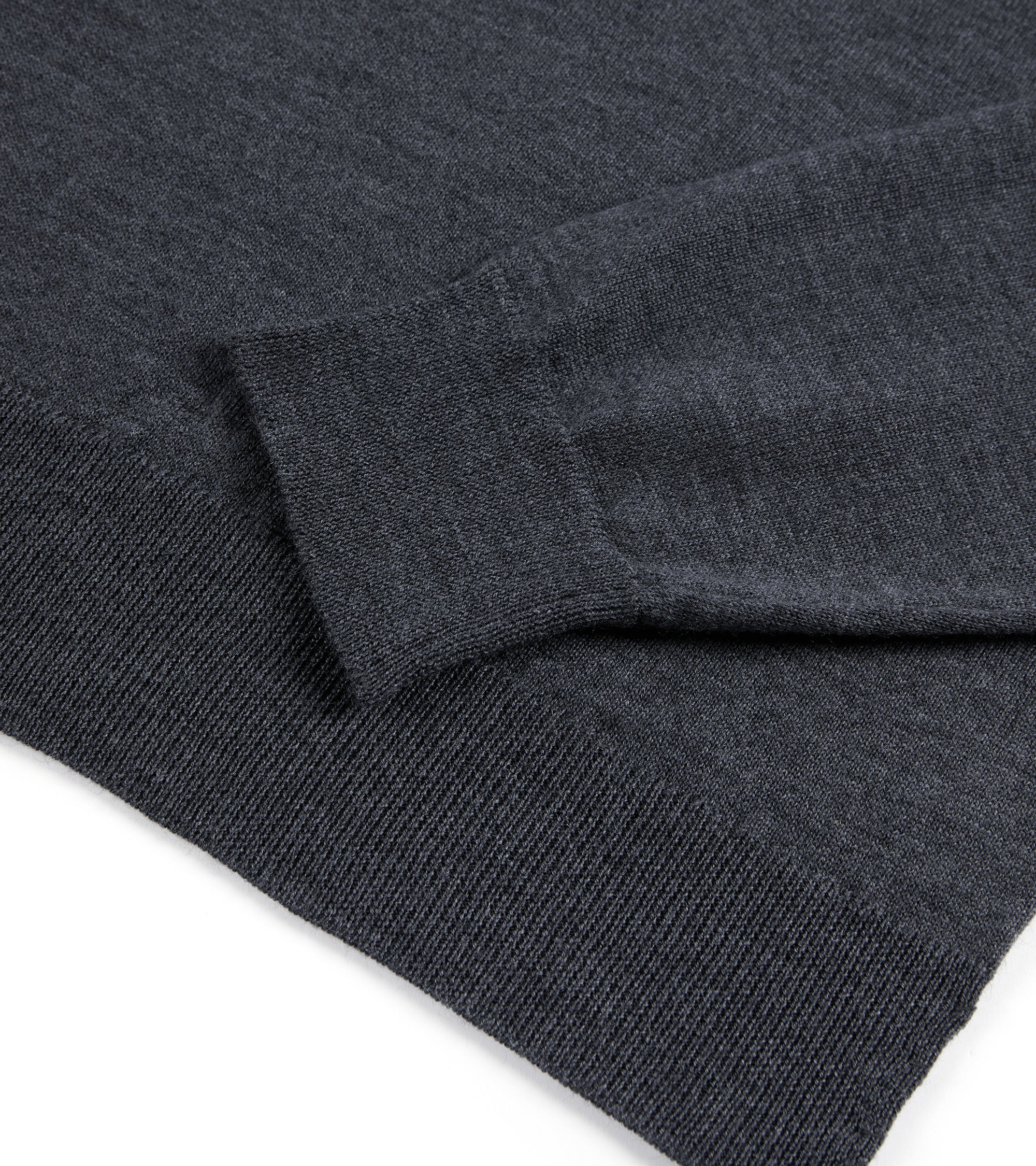 Trunk Harley Merino Crew Neck Sweater: Dark Grey - Image 4
