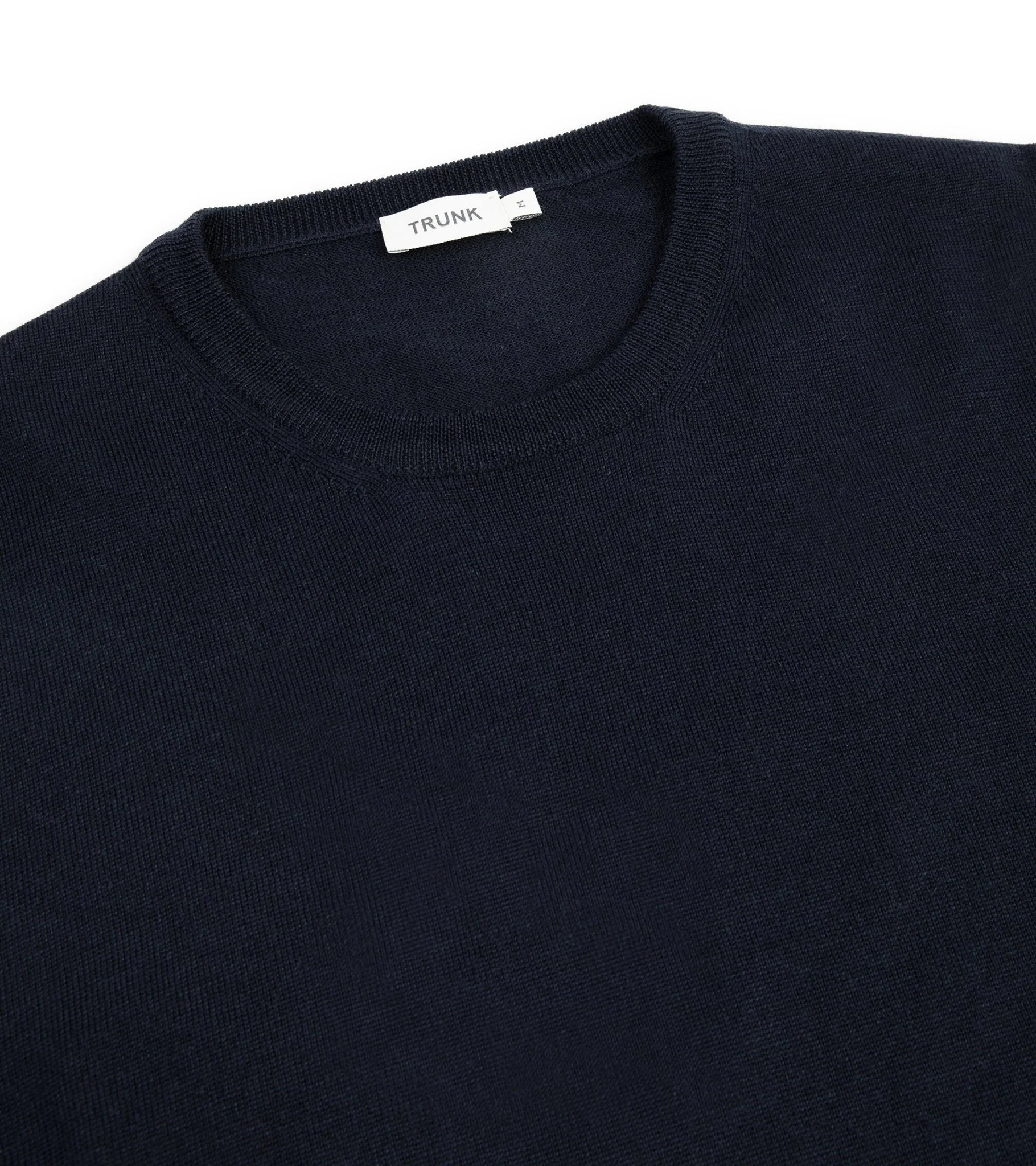 Trunk Harley Merino Crew Neck Sweater: Navy - Image 3