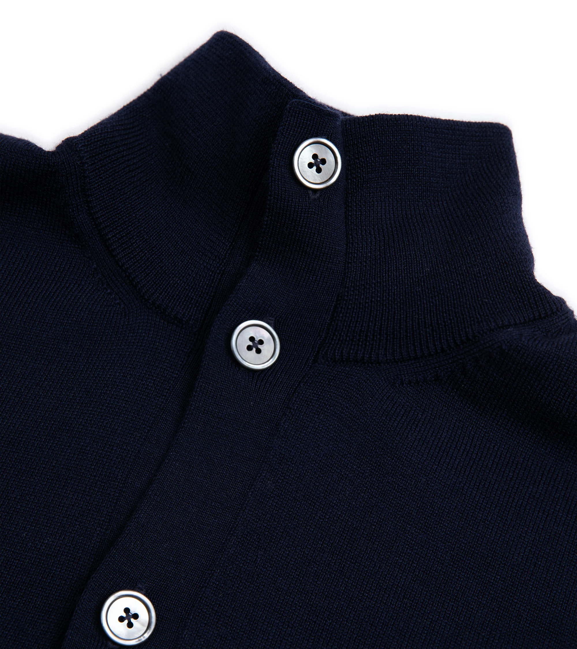 Trunk Stratton Merino Cardigan: Navy - Image 4