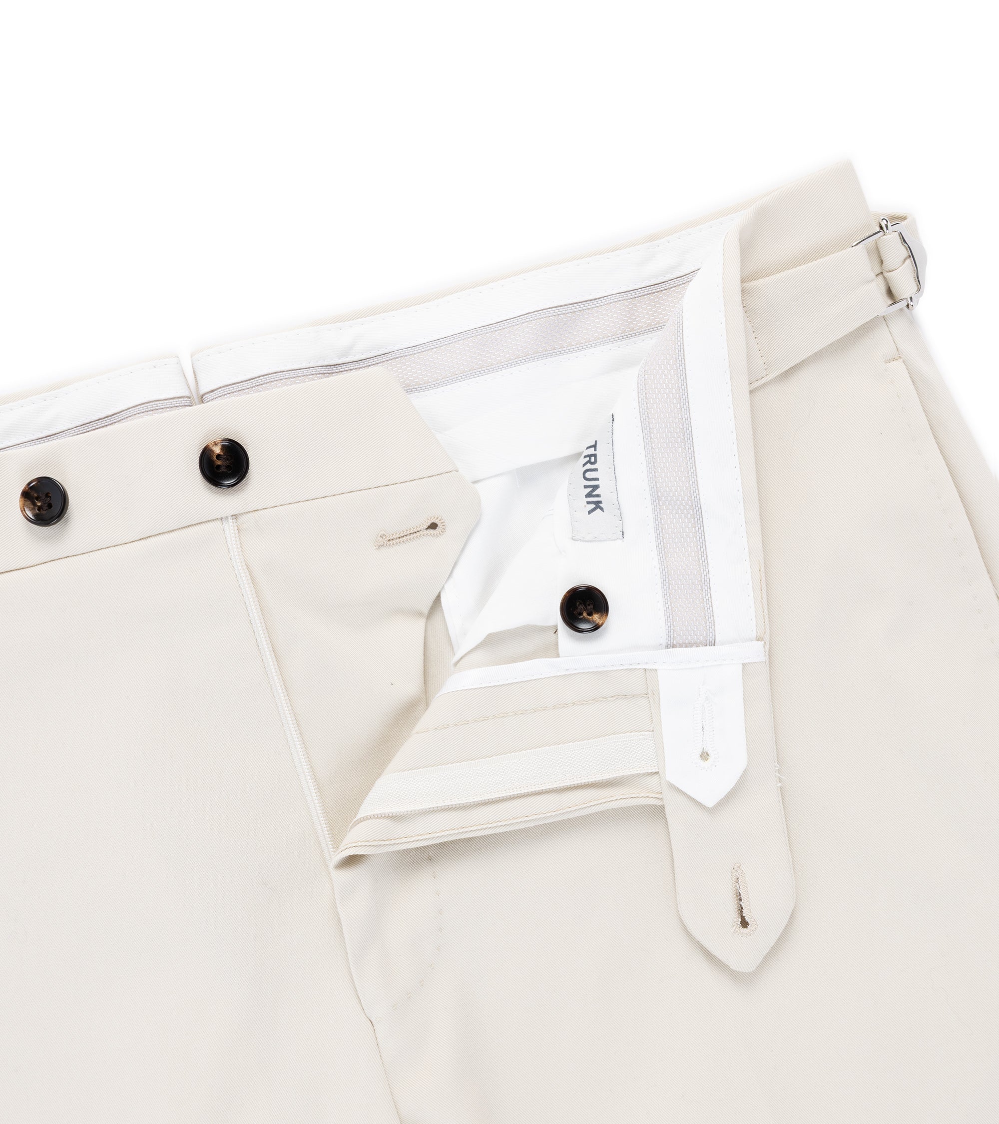 Trunk Walbrook Cotton Trousers: Light Beige - Image 3