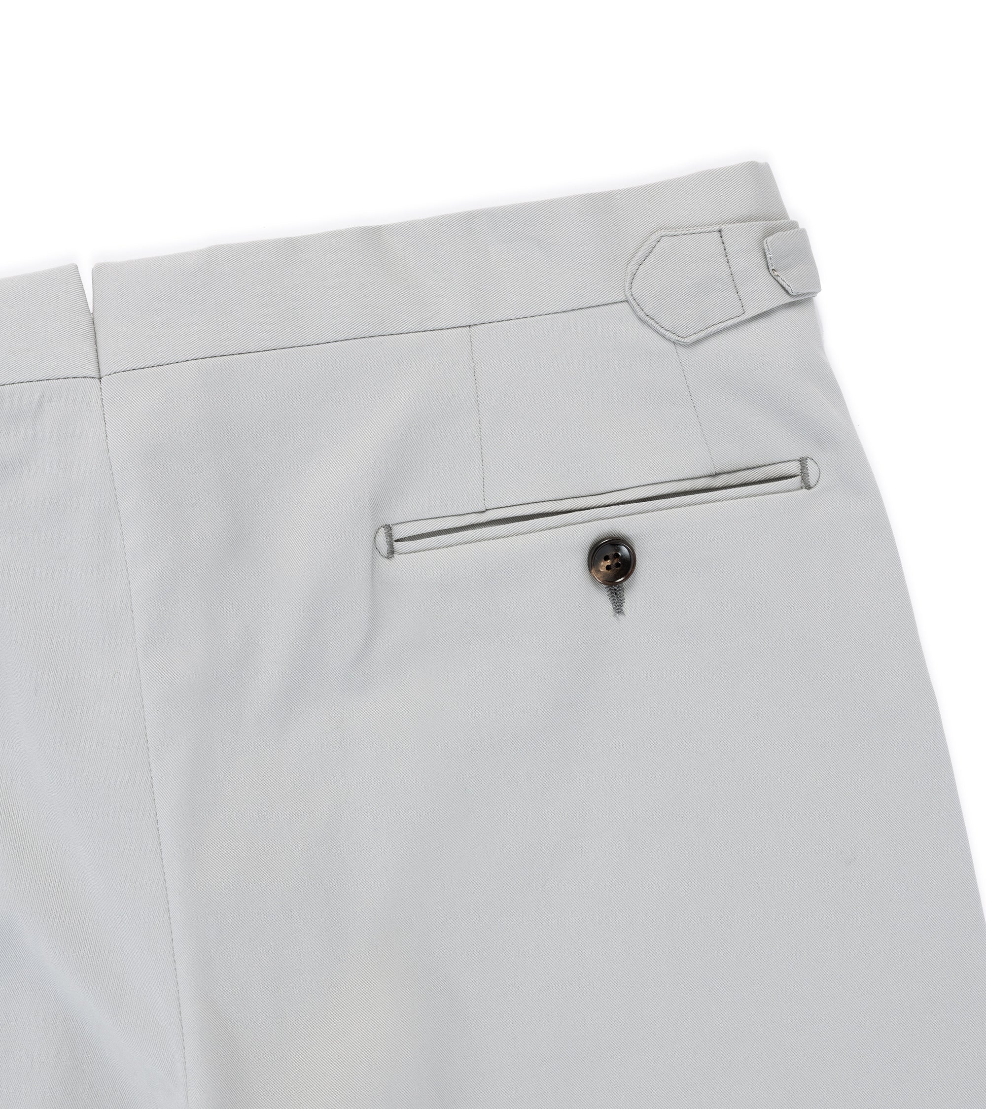 Trunk Walbrook Cotton Trousers: Light Grey - Image 4