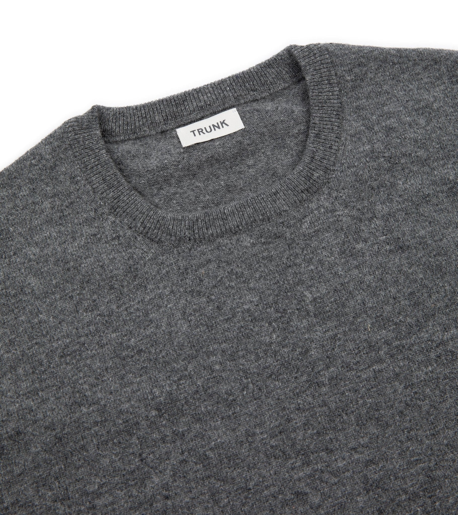 Trunk Walden Geelong Crew Neck Sweater: Grey - Image 3