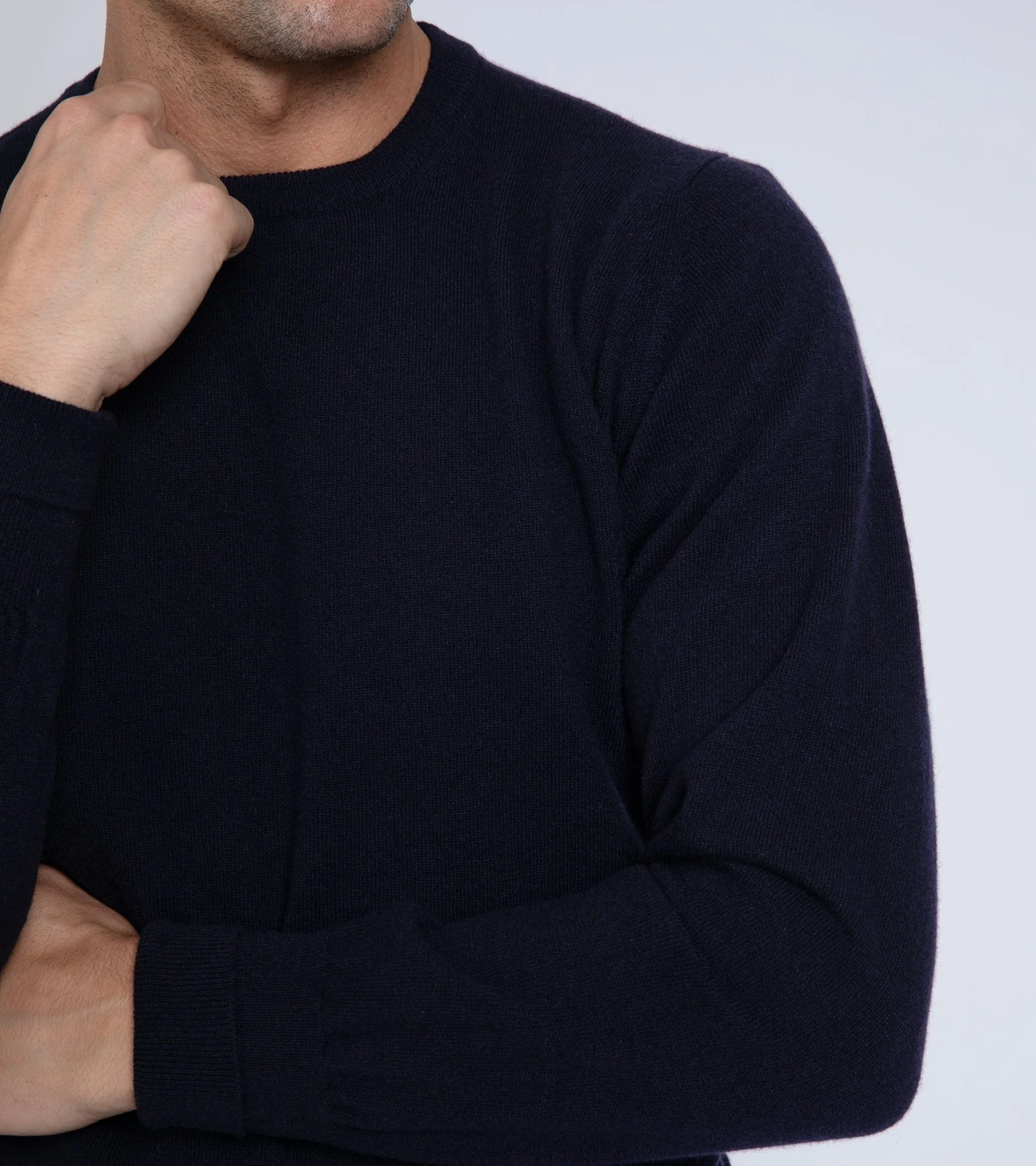 Trunk Walden Geelong Crew Neck Sweater: Navy - Image 6