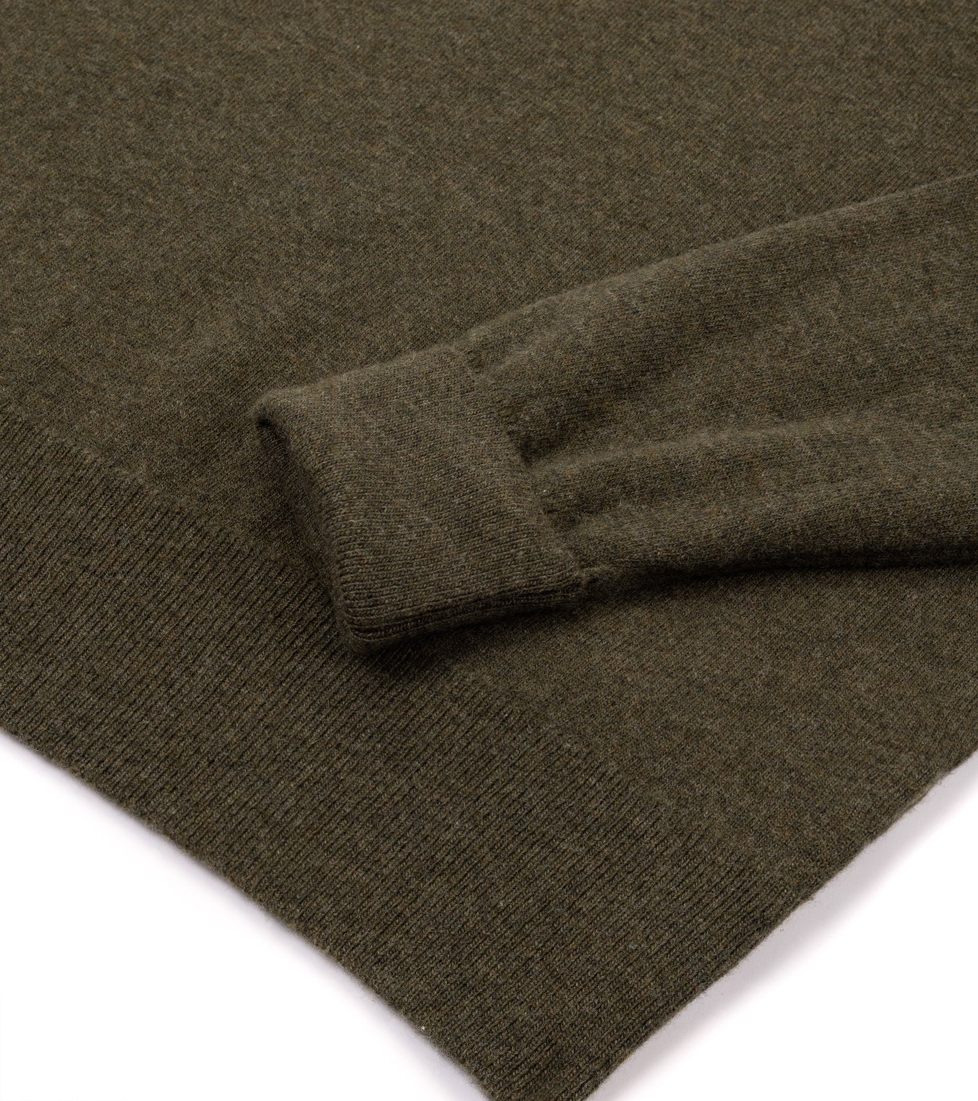 Trunk Walden Geelong Crew Neck Sweater: Olive Green - Image 3