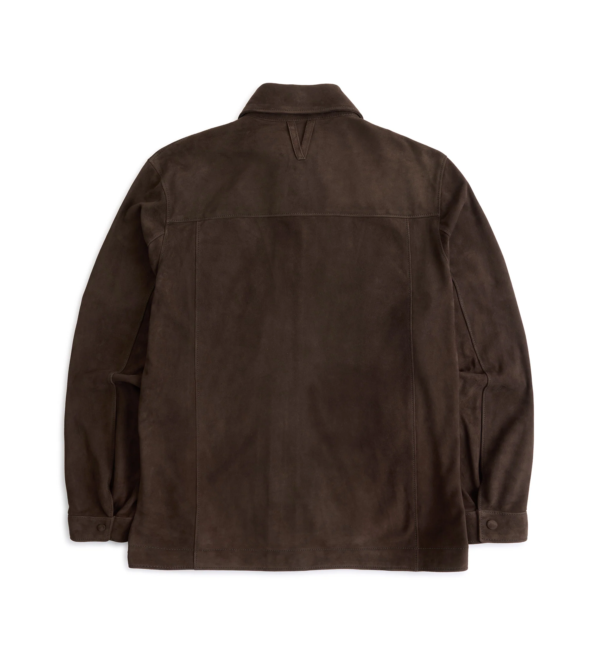 Valstar Blackley Suede Overshirt: Caffè - Image 3