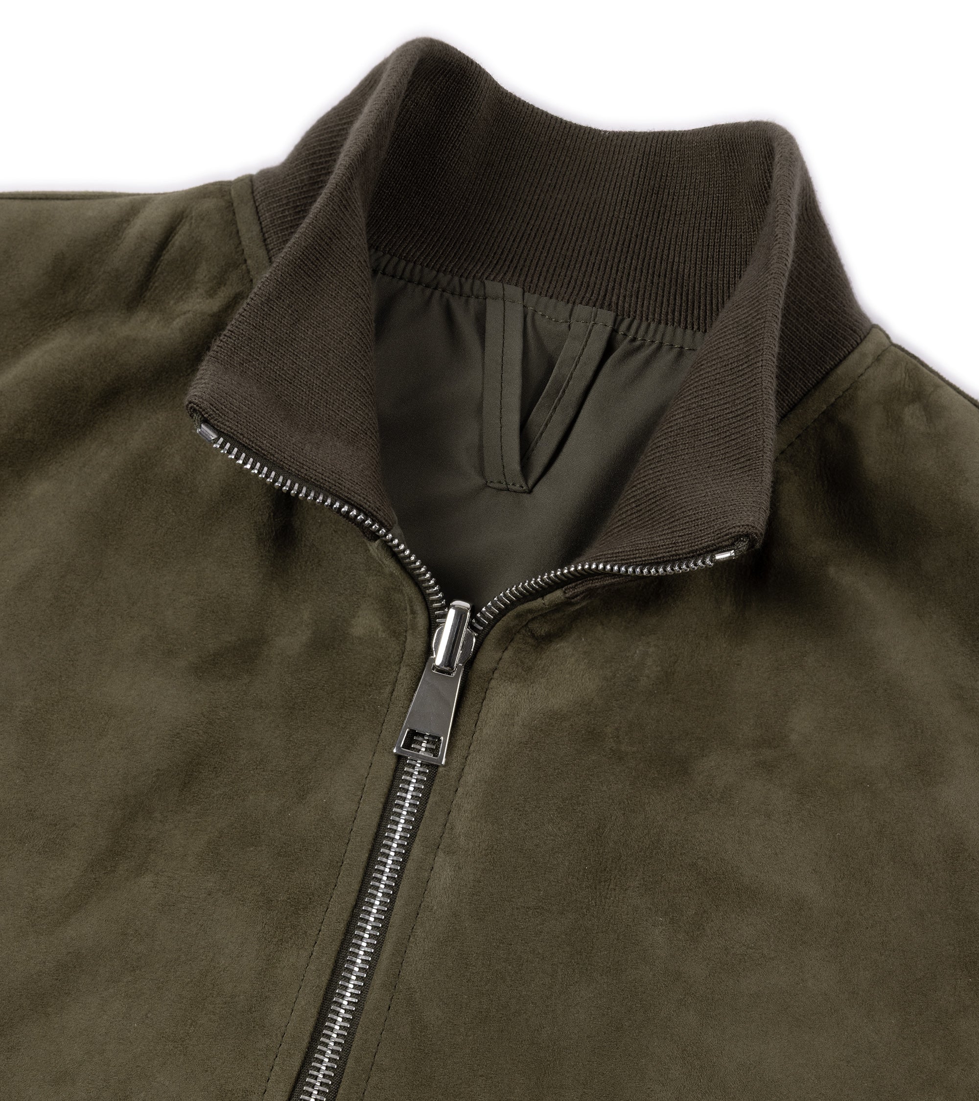 Valstar for Trunk Valstarino Reversible Suede Jacket: Moss - Image 7